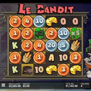 Pin Up Le Bandit slot oyunu - soygun ve banka temalı slot